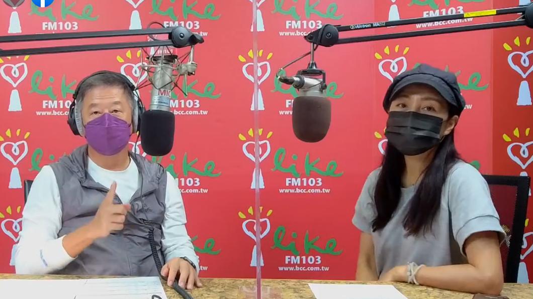 方文琳接受王偉忠專訪。(圖/翻攝自中廣流行網 i like radio)