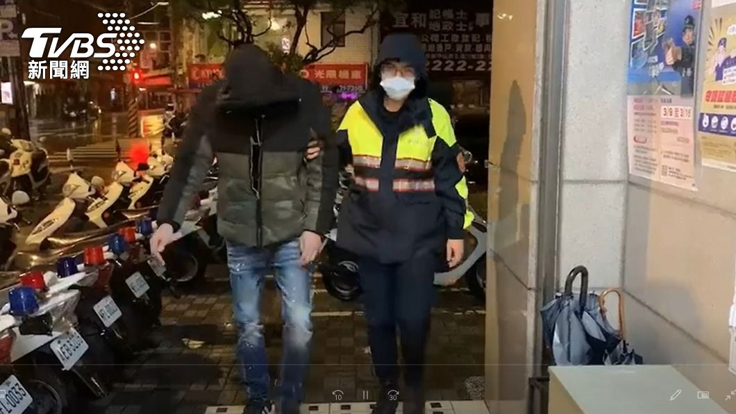 警方在案發後不到２小時就逮捕林男。（圖／TVBS）