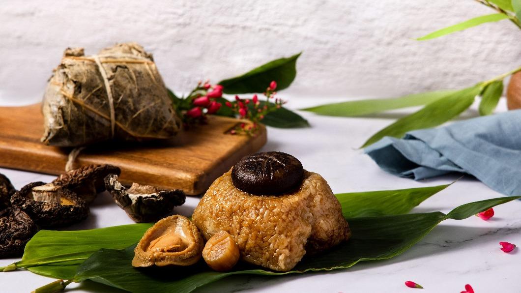 鮑魚瑤柱花菇粽。（圖／台北君悅提供）