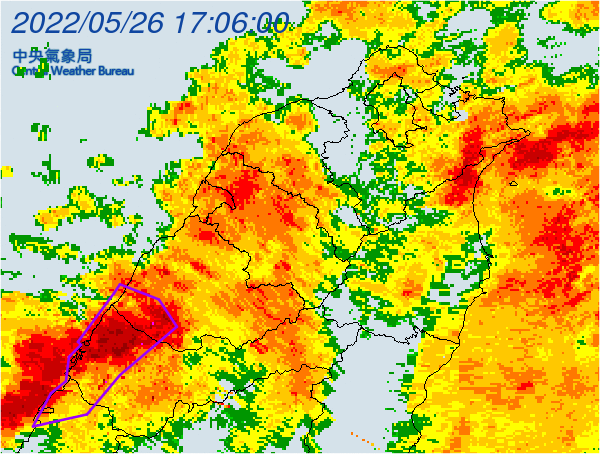 這些地區得慎防雷雨。(圖/氣象局)