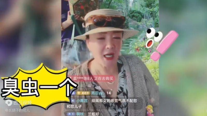 張蘭暗諷張穎穎是臭蟲。(圖/翻攝微博)