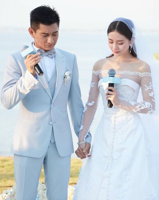 劉詩詩與吳奇隆結婚多年。（圖／翻攝自微博）