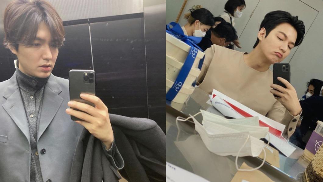 李敏鎬的逆齡臉蛋稱羨眾人。（合成圖／翻攝自actorleeminho IG）