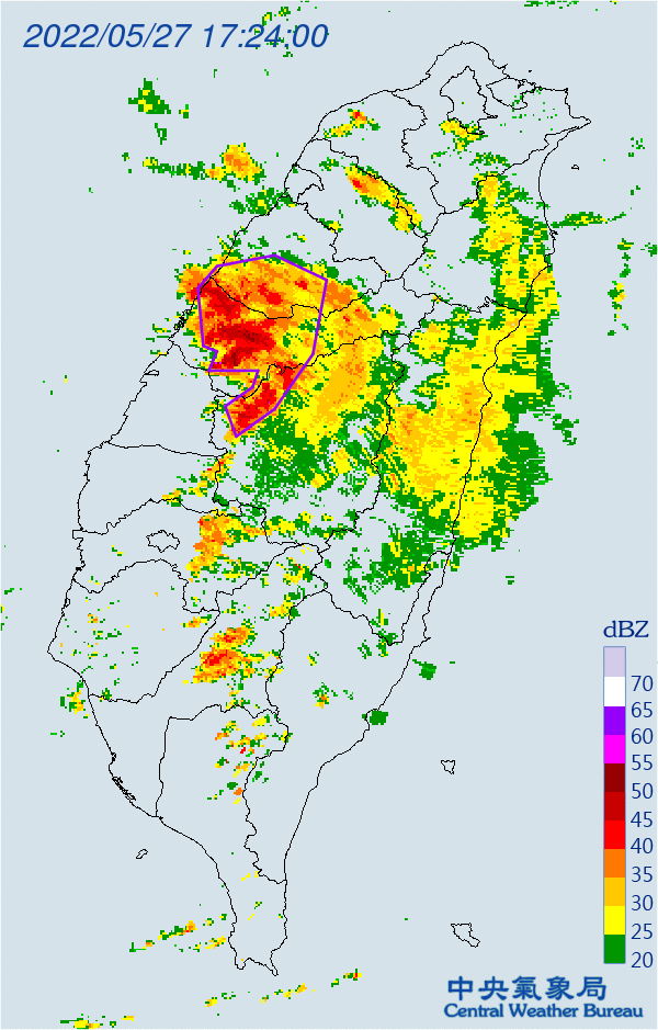 這些地區得注意了。(圖/氣象局)