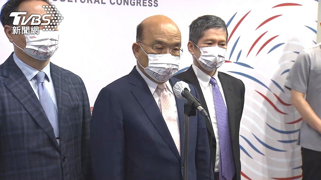 行政院長蘇貞昌指示,查辦不實謠言。(圖/TVBS)