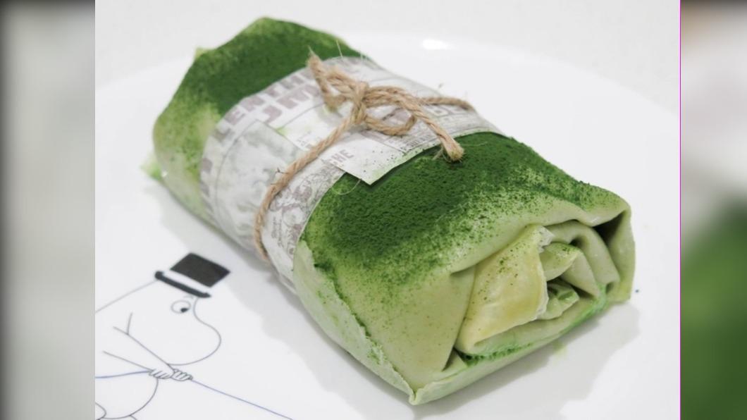 濃抹茶奶凍毛巾捲看起來超可口。(圖/Jeremy以食為天提供)