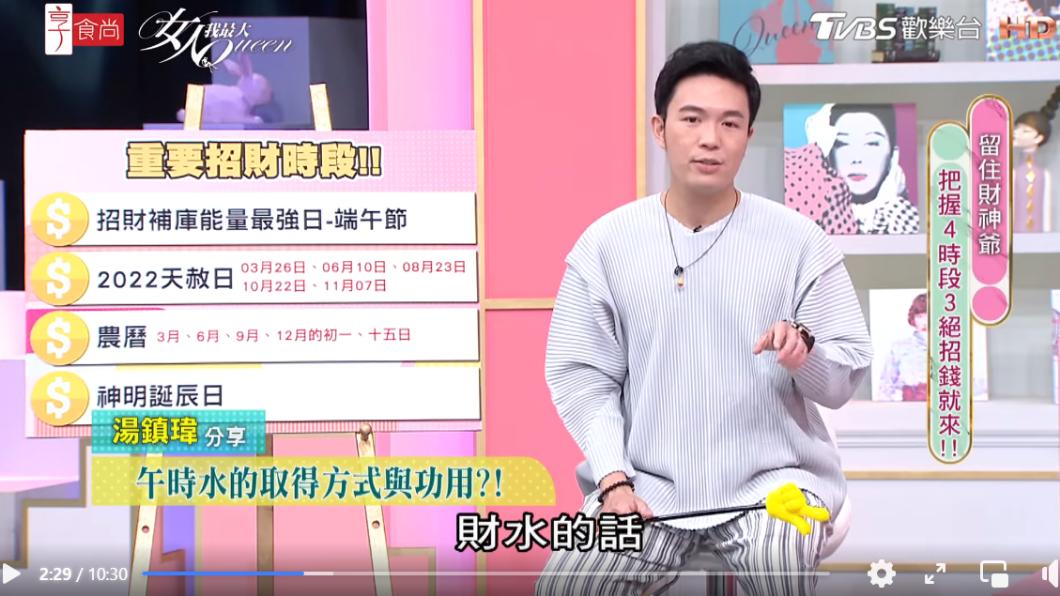 2022重要招財時段。(圖/TVBS《女人我最大》)