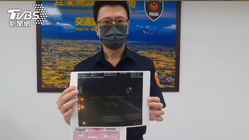宜蘭縣警局出面澄清。(圖/TVBS)