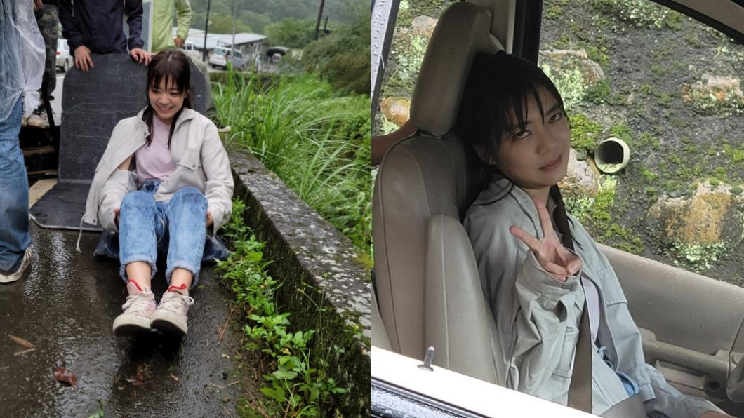 林雨宣面對災難外景戲,相當期待又興奮。(圖/民視提供)