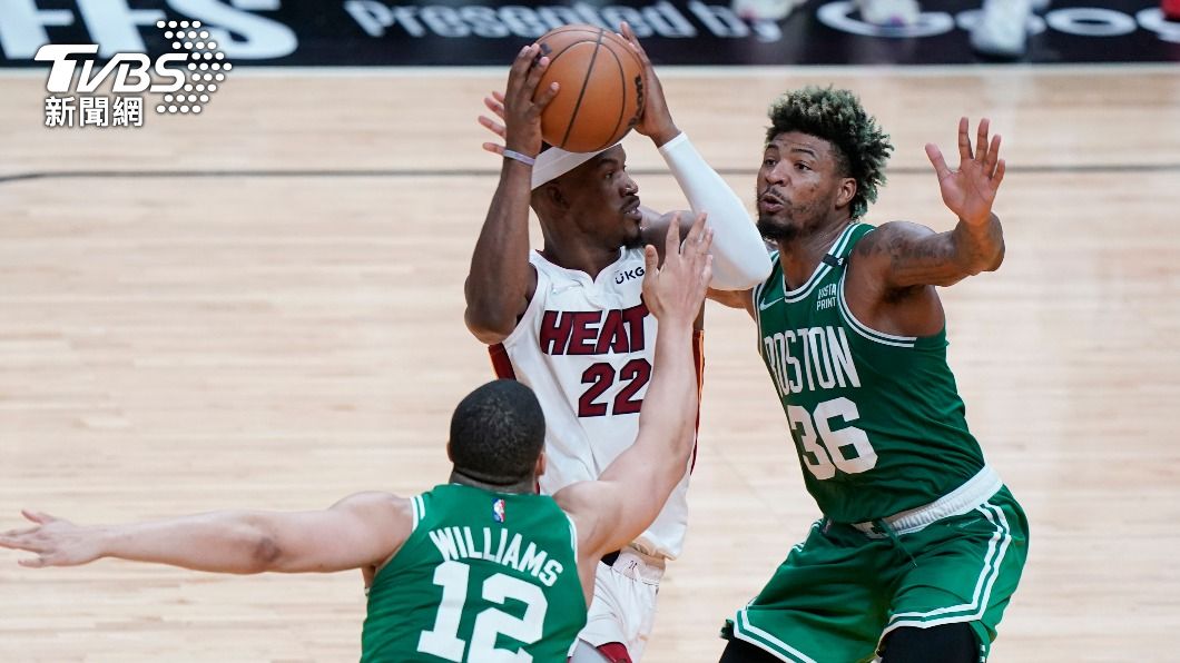 NBA東區冠軍賽，由邁阿密熱火對戰塞爾提克。（圖／達志影像美聯社）