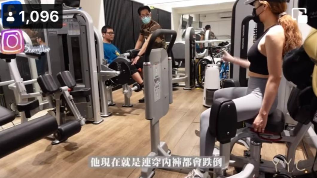 依依透露納豆連穿內褲都會跌倒。（圖／翻攝自依依 陳依依Sherry臉書）