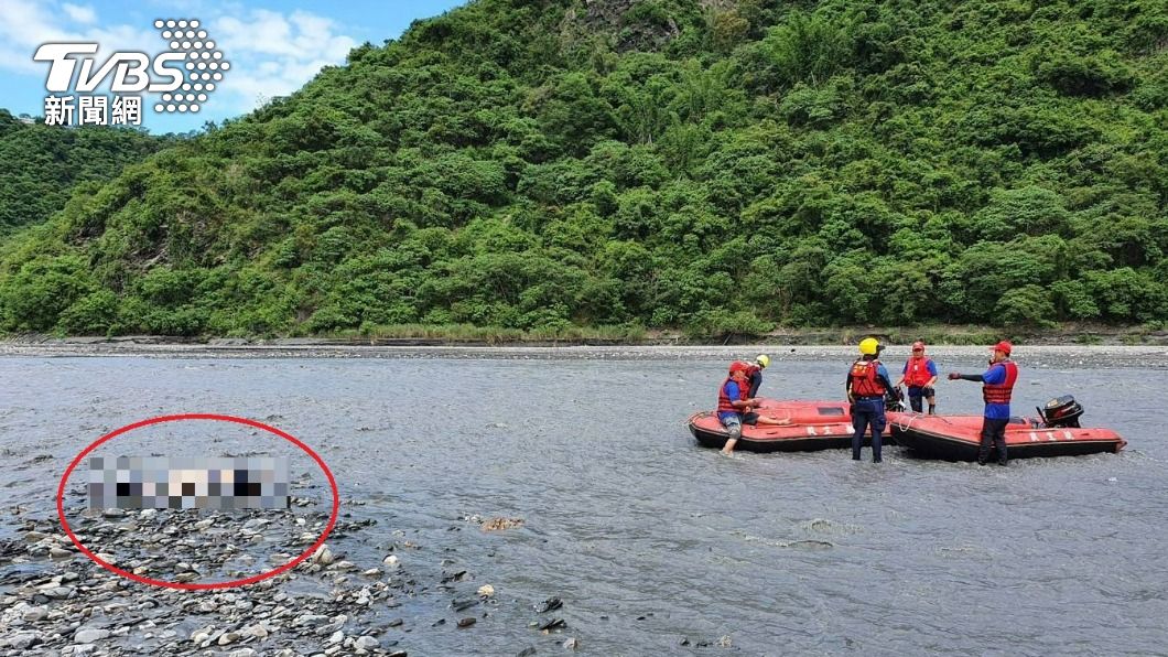 天人永隔!溯溪遇溪水暴漲 夫困沙洲被救起、妻遭沖走死亡