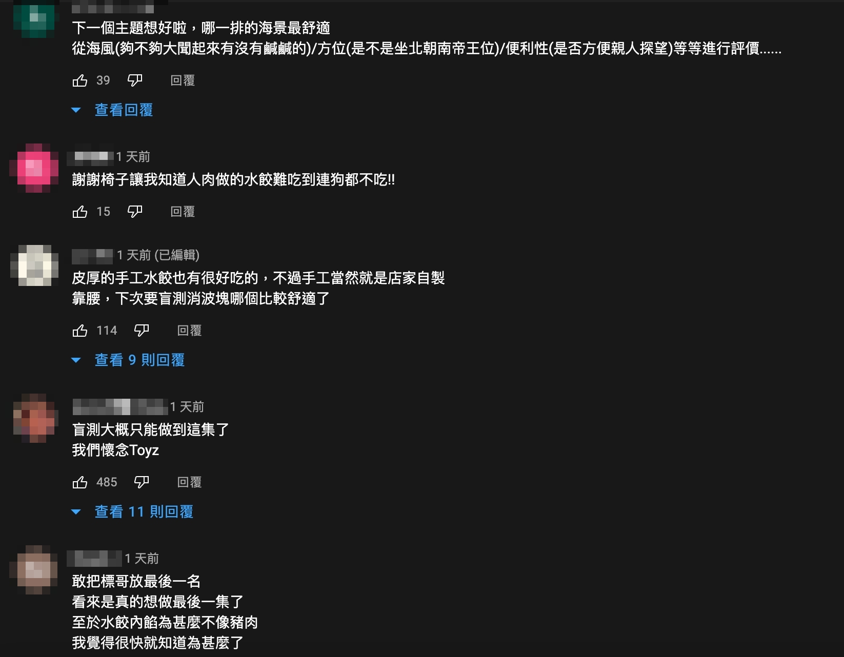 網友留言稱，Toyz應該是想做最後一集影片了。（圖／ 翻攝自Toyz YouTube頻道）