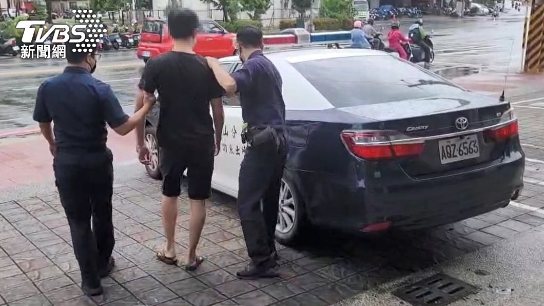 黃男被移送法辦。(圖/TVBS)