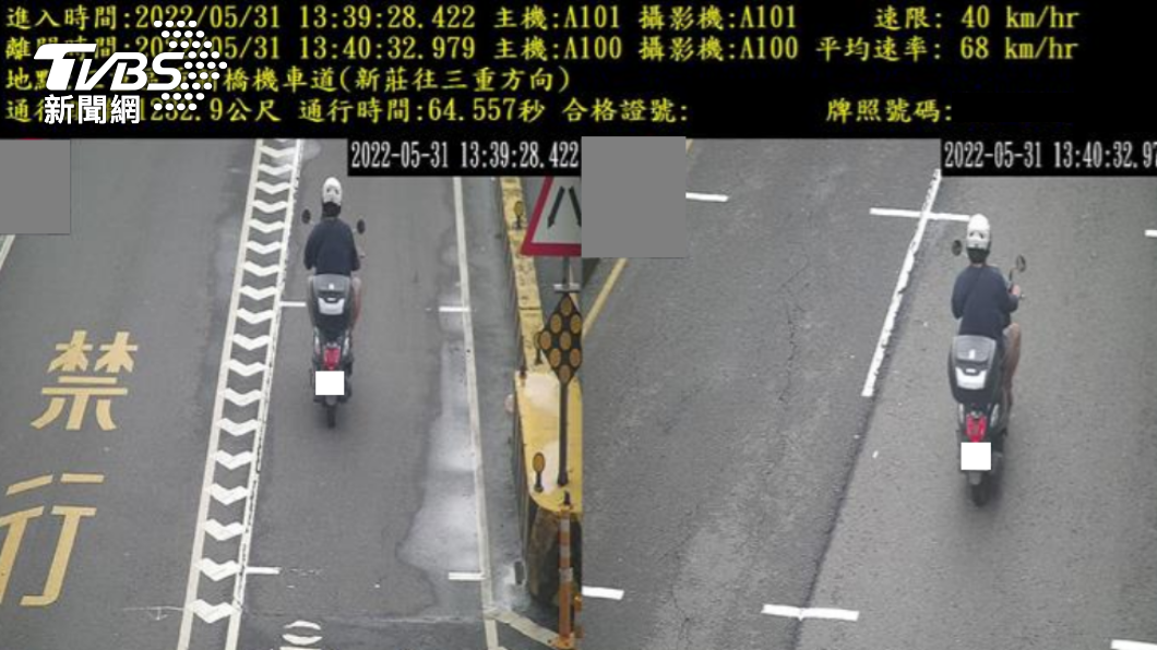 新北7區間測速再+1！機車族注意這路段　限速40公里