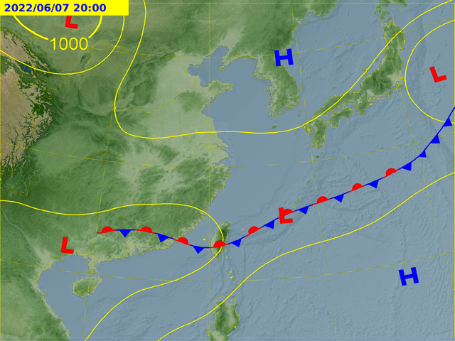 下週將有鋒面接近,將帶來另一波雨勢。(圖/氣象局)