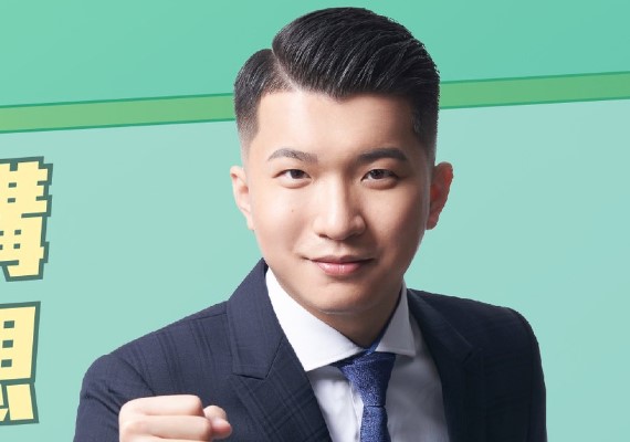 李宇翔以21.58%支持度奪下初選第1。(圖/翻攝自李宇翔臉書)