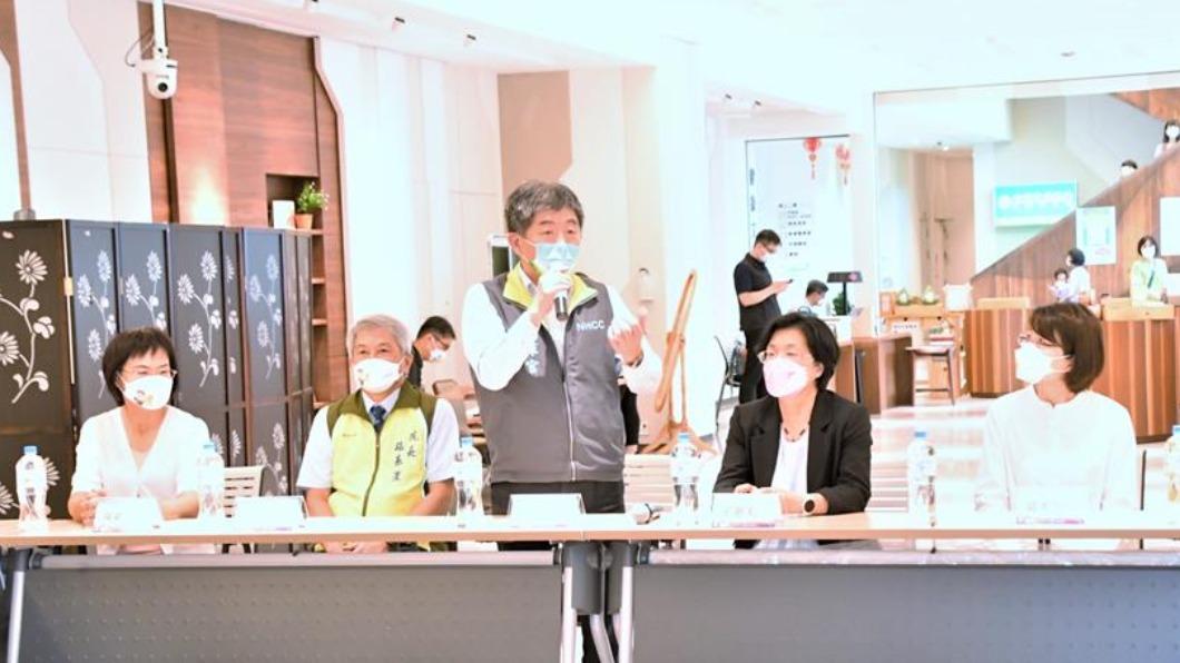 陳時中發言。(圖/彰化縣政府提供)