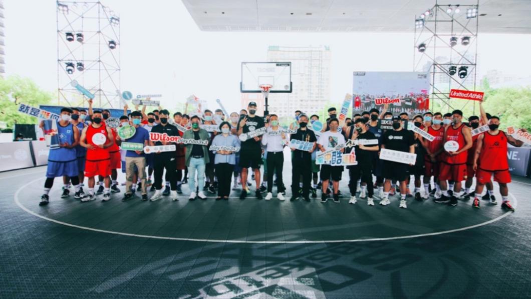跨國3x3籃球聯盟賽開打。圖/台中市政府