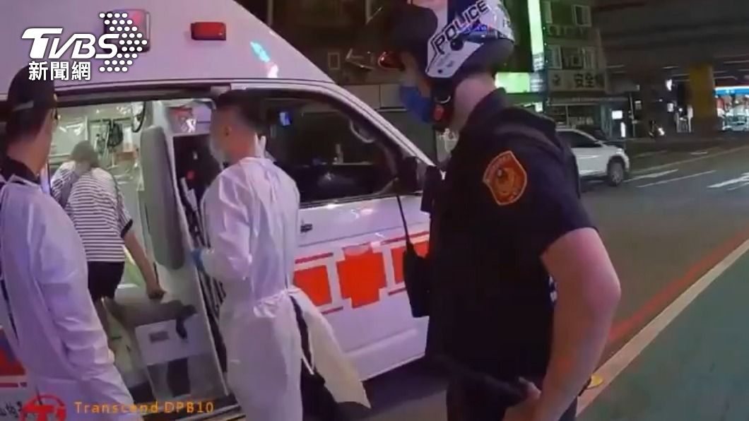 警方及救護人員到場。(圖/TVBS)