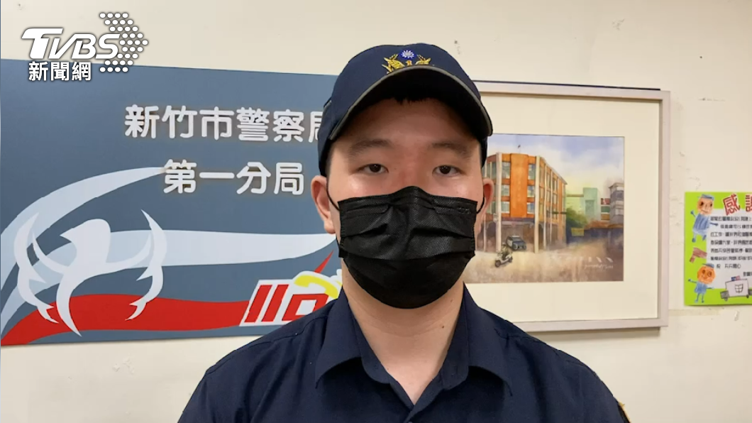  北門派出所副所長莊竣閔。（圖／TVBS）