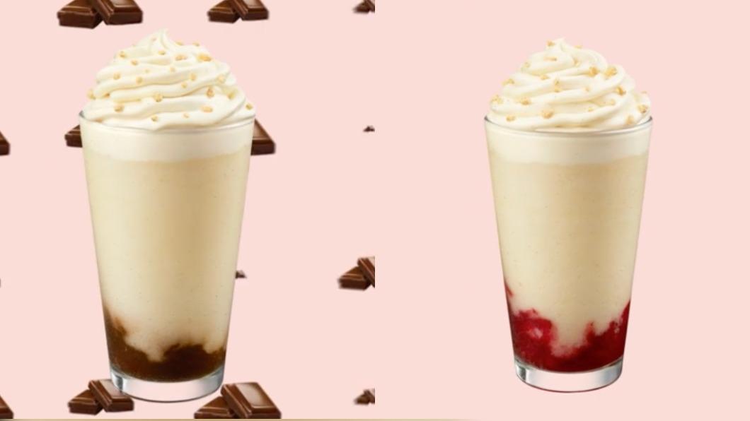 星巴克推出2款甜點版星冰樂。（圖／翻攝自@starbuckstw IG）