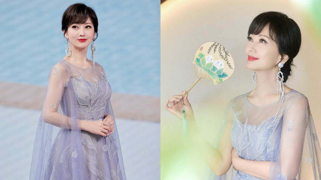 趙雅芝凍齡樣貌被網友稱為是演藝圈的不老女神。(圖/翻攝自微博)