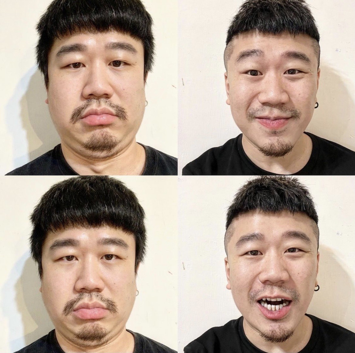 這是他的減肥前／後對比照。（圖／翻攝自麥基IG）