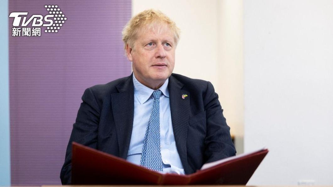 英國首相強生。(圖/達志影像路透社)