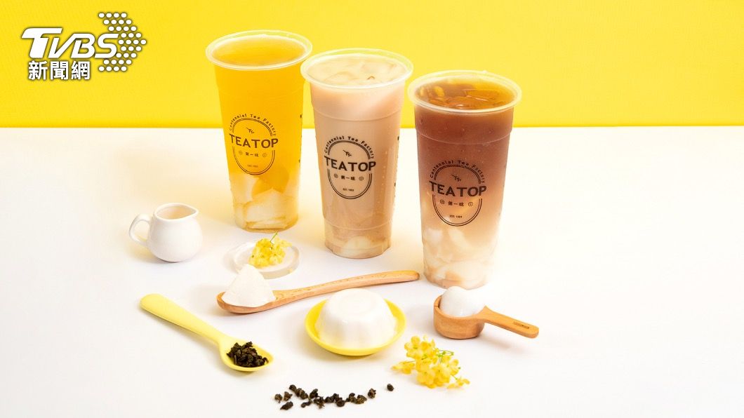 「TEA TOP第一味」結合甜點和手搖飲。（圖／TEA TOP第一味提供）