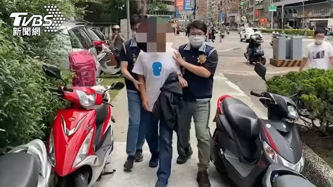 劉男被警方移送法辦。(圖/TVBS)