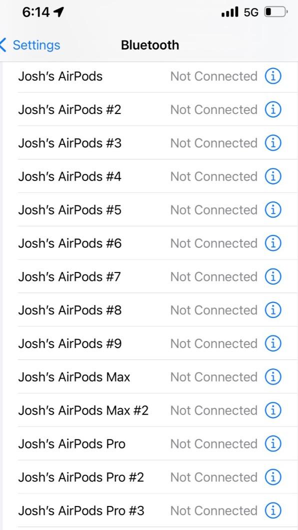 NBA拓荒者隊球員Josh Hart弄丟超過10組AirPods。(圖/翻攝自Josh Hart推特)