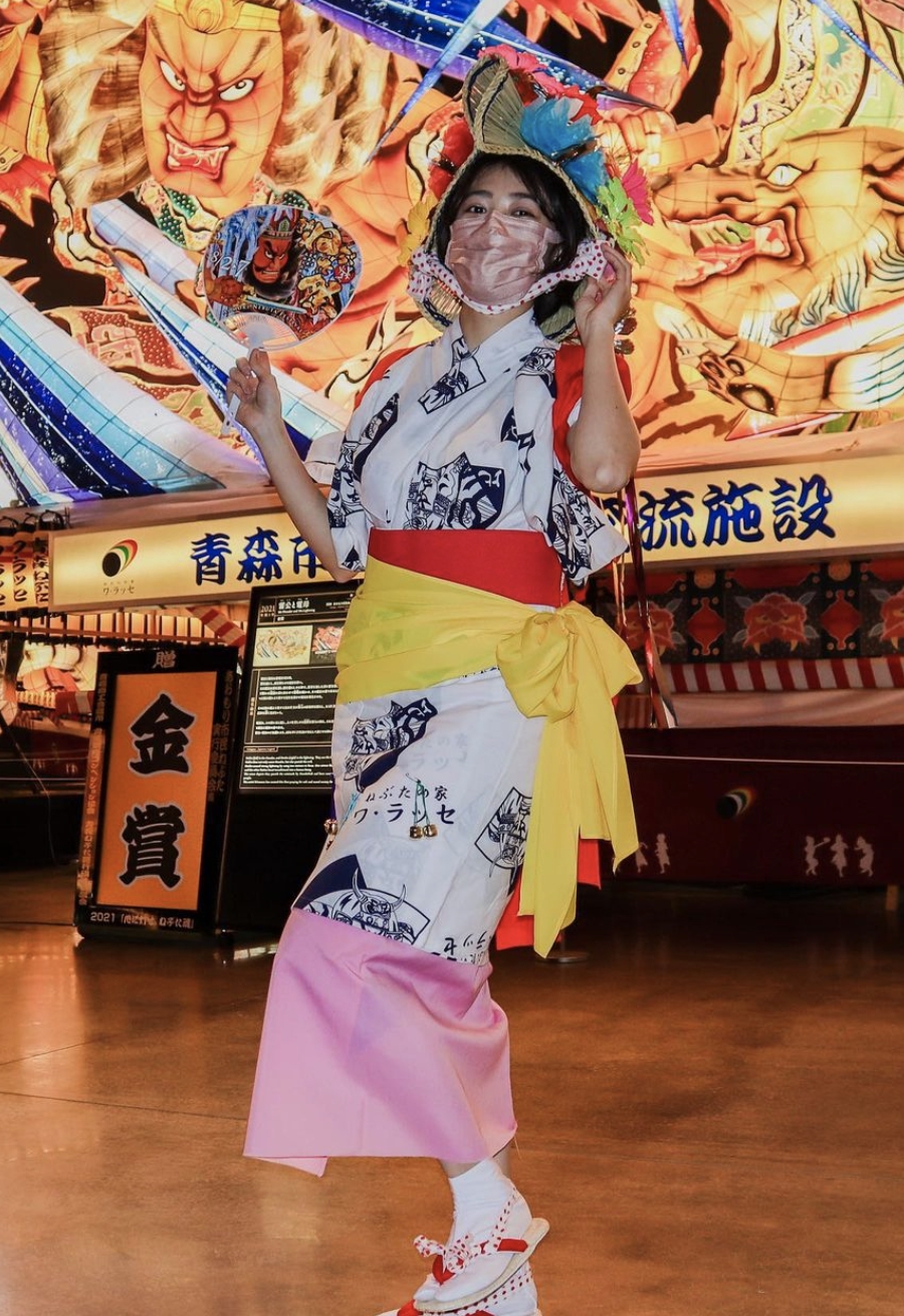 吳詠心奪得「青森睡魔小姐」后冠。(圖/翻攝自cassie.s.life IG)
