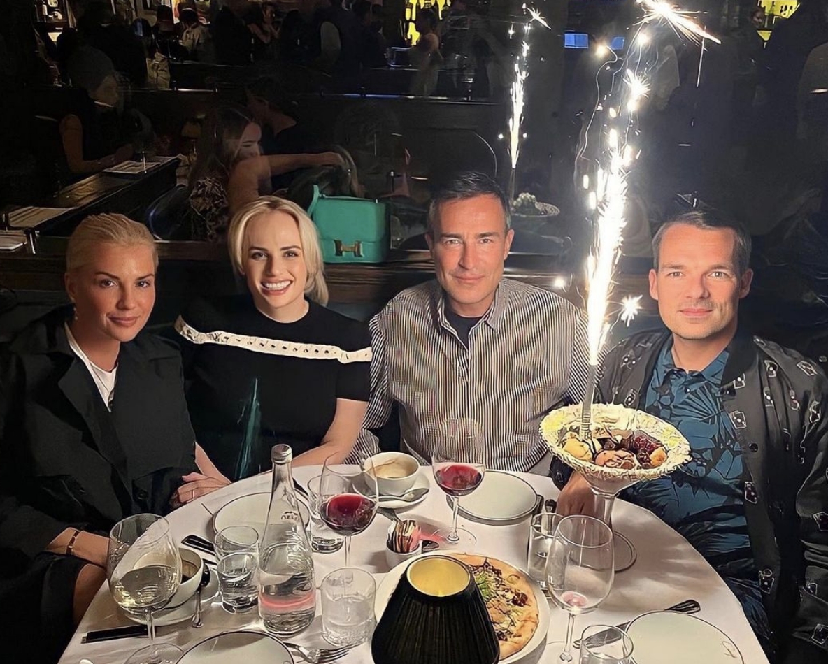兩人近日同匡出席活動。(圖/翻攝自rebelwilson IG)