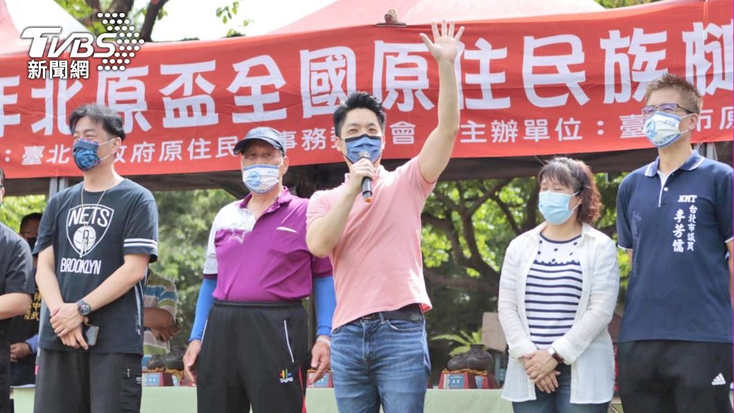 蔣萬安今出席「111年北原盃全國原住民族槌球邀請賽」開幕典禮。(圖/蔣萬安辦公室提供)