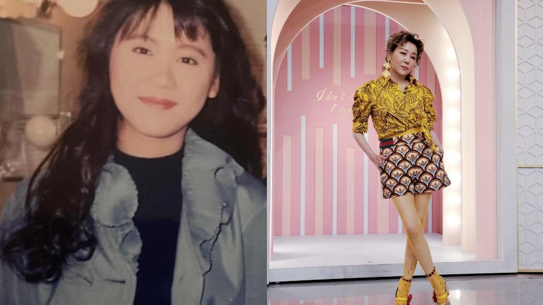 阿季早潮了！藍心湄曬時髦嫩照　綠色穿搭37年前就跟上