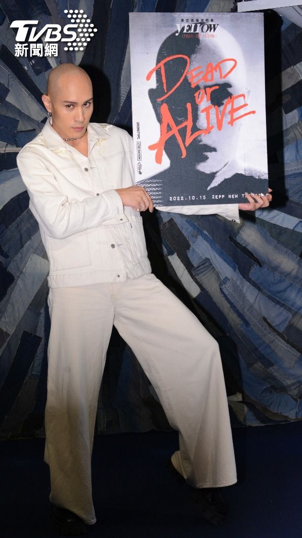 黃宣針對演唱會，搞笑說：「情勒不可少，售票沒煩惱。」（圖／許方正攝）