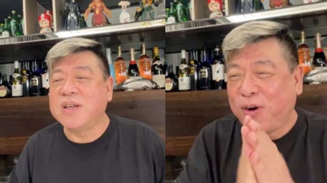 孫德榮開直播,回應新聞事件。(圖/翻攝自孫腫來了臉書)