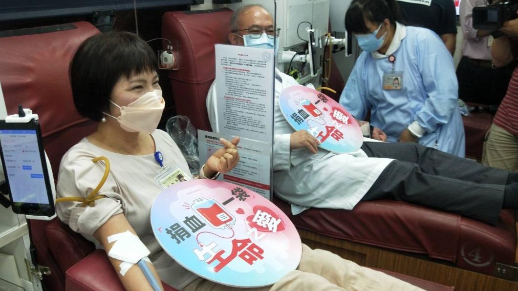 受新冠疫情影響,全台鬧血荒。(圖/TVBS)