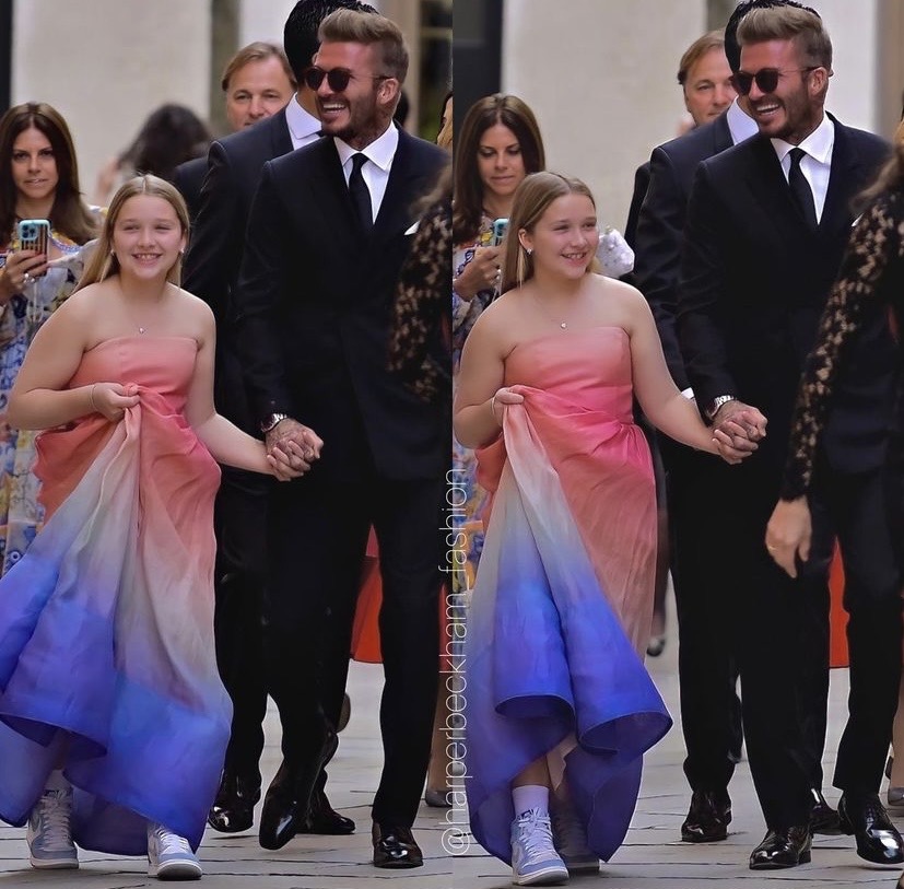 網友呼籲Beckham讓女兒Harper減肥。(圖/翻攝自IG@Harperbeckham_fashion)