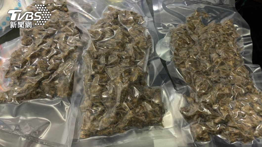 起獲毒品大麻。（圖／TVBS）