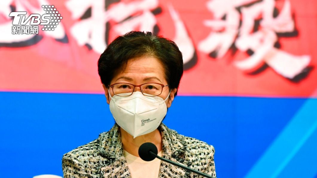 林鄭月娥表示不會向香港人道歉。(圖/達志影像美聯社)