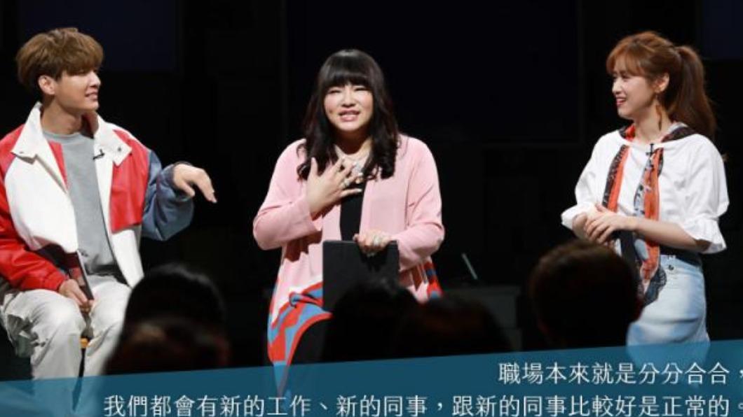 節目主持人炎亞綸、唐綺陽和吳姍儒。(圖/MyVideo提供)
