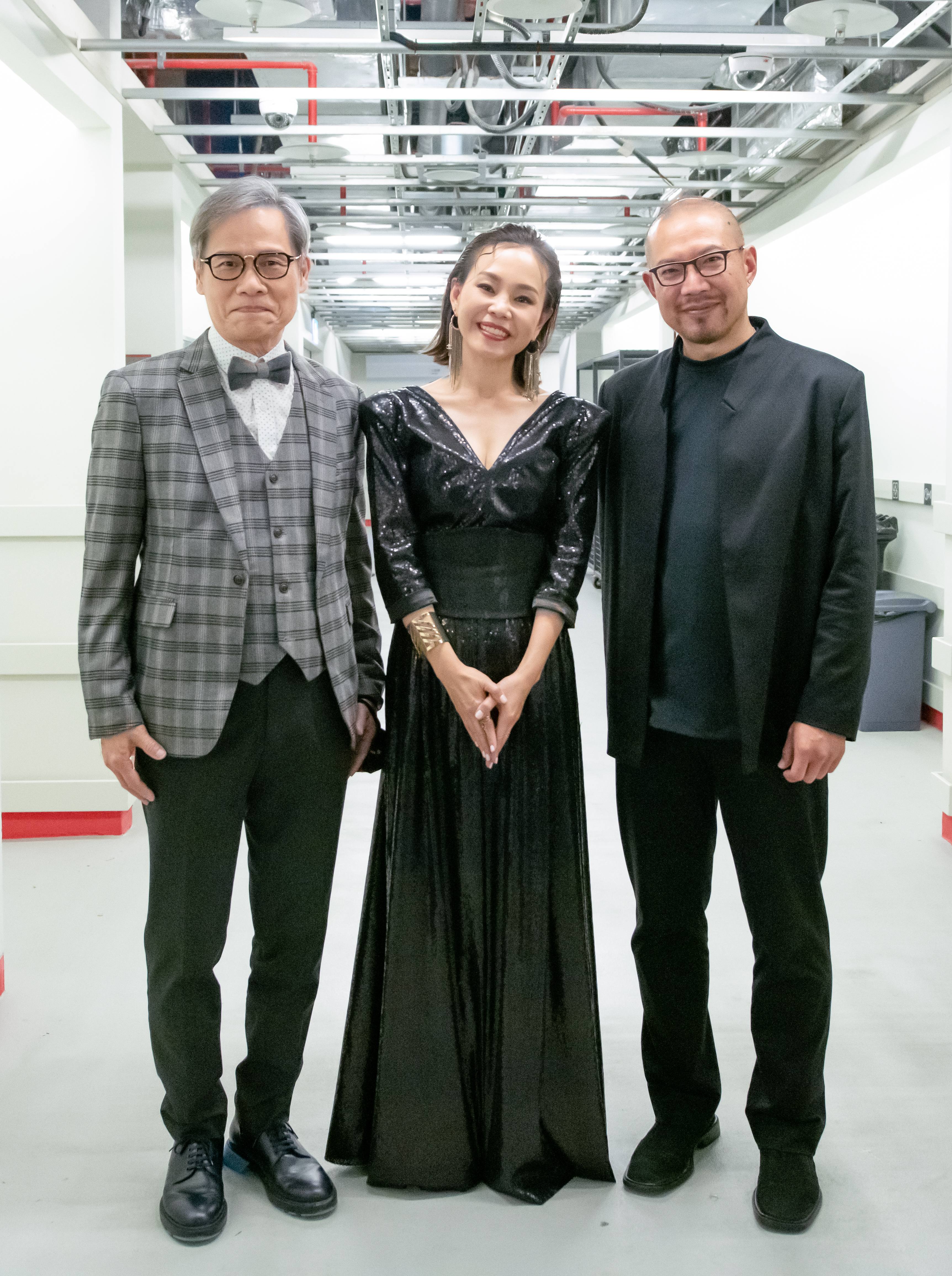 （左起）羅大佑、彭佳慧、簡文彬。（圖／索尼音樂提供）