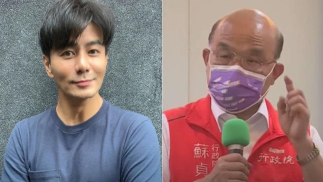 蘇貞昌今回應郭彥均的道歉。（圖／翻攝自郭彥均臉書、TVBS資料畫面）