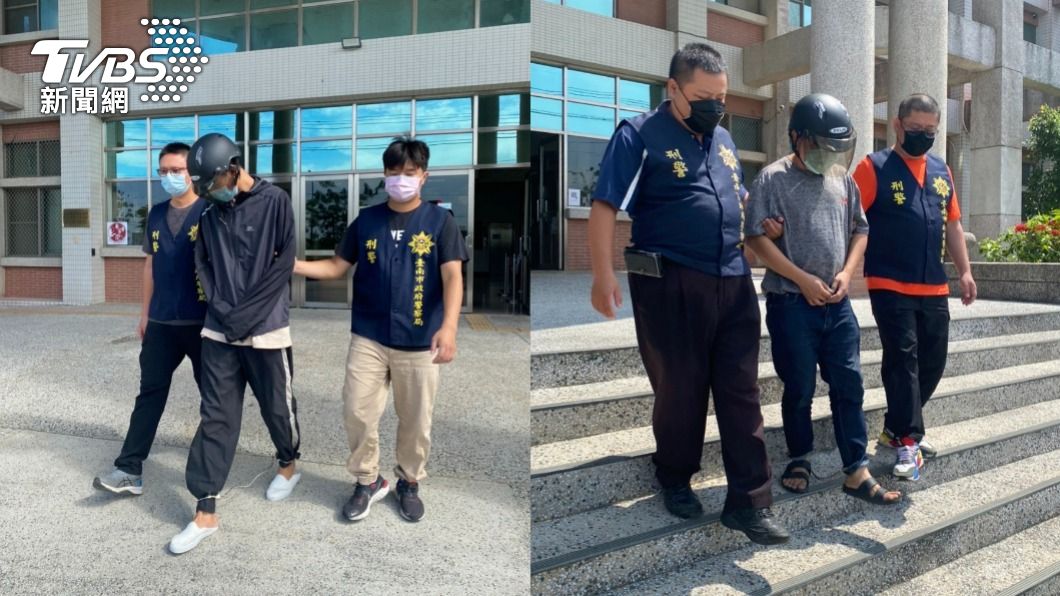 2嫌陸續被捕。（圖／TVBS）