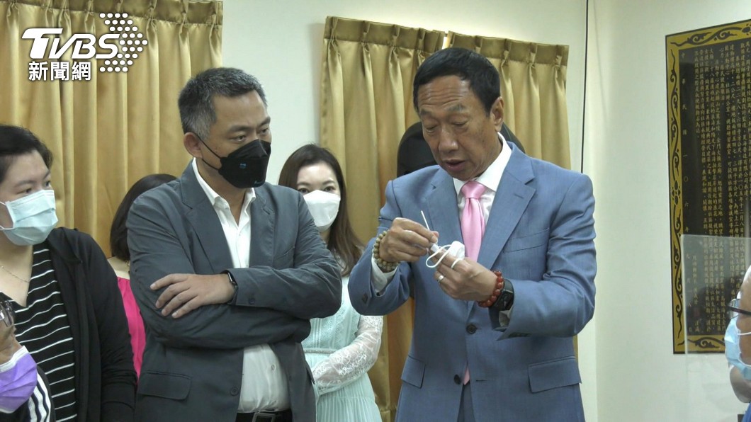近來力拱郭台銘出馬的聲浪不斷。(圖/TVBS)