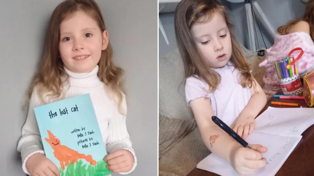 英國5歲女童創金氏世界紀錄　成最年輕女出書人