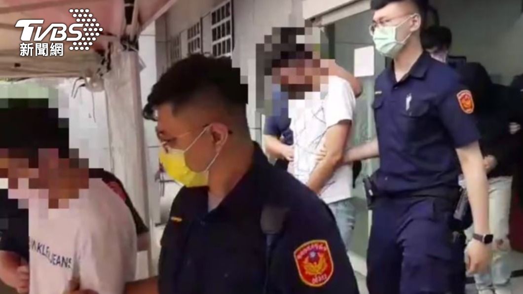 三名男子遭警方移送。（圖／TVBS）