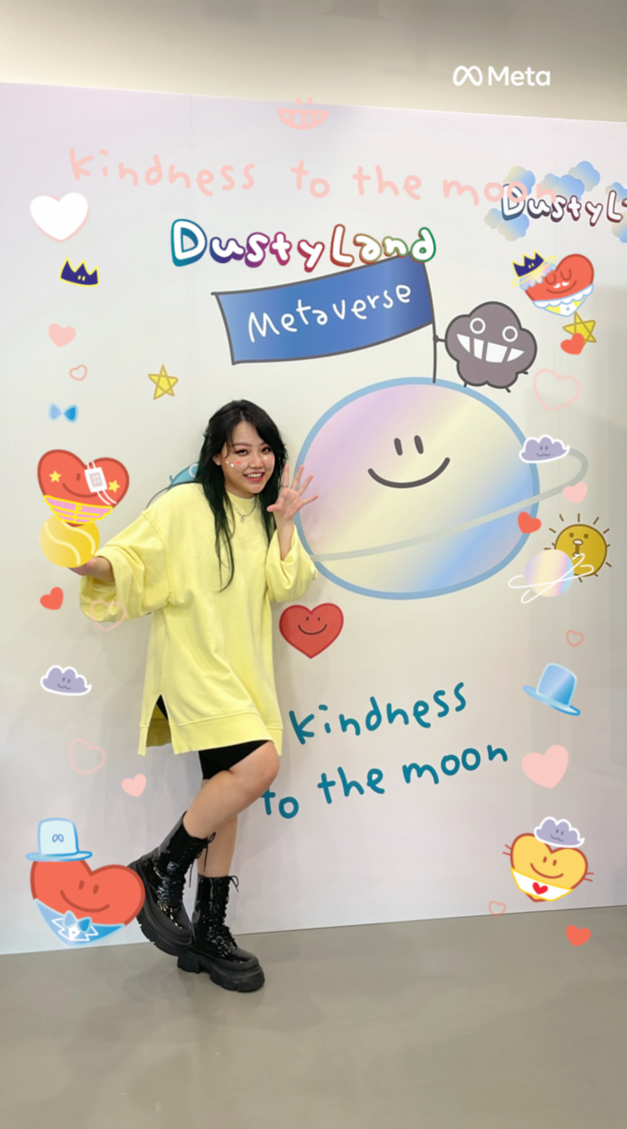 安那助陣香港百萬人氣品牌「Dustykid塵」。（圖／塵有限公司提供）